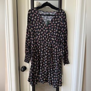 Wild Fable Black Floral Dress